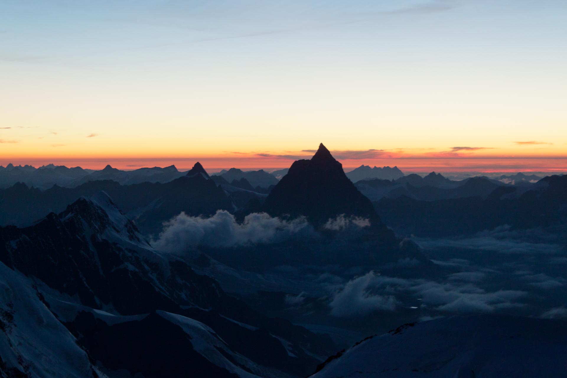 Blick zum Matterhorn