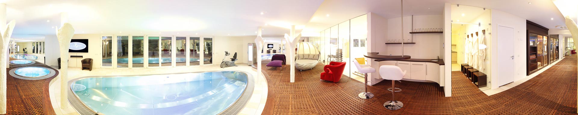 360-Grad Panorama Fotografie Personal Spa Luxfit Stuttgart