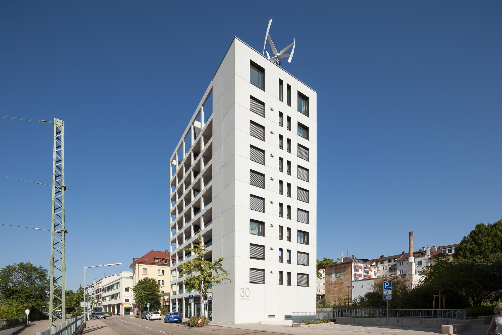 Sanierung Wohnhochaus Pforzheim Freivogel Mayer Architekten