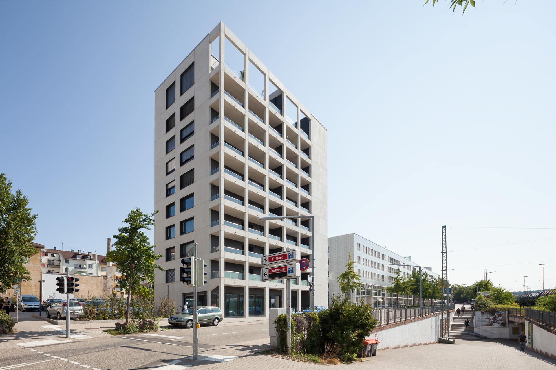 Sanierung Wohnhochaus Pforzheim Freivogel Mayer Architekten