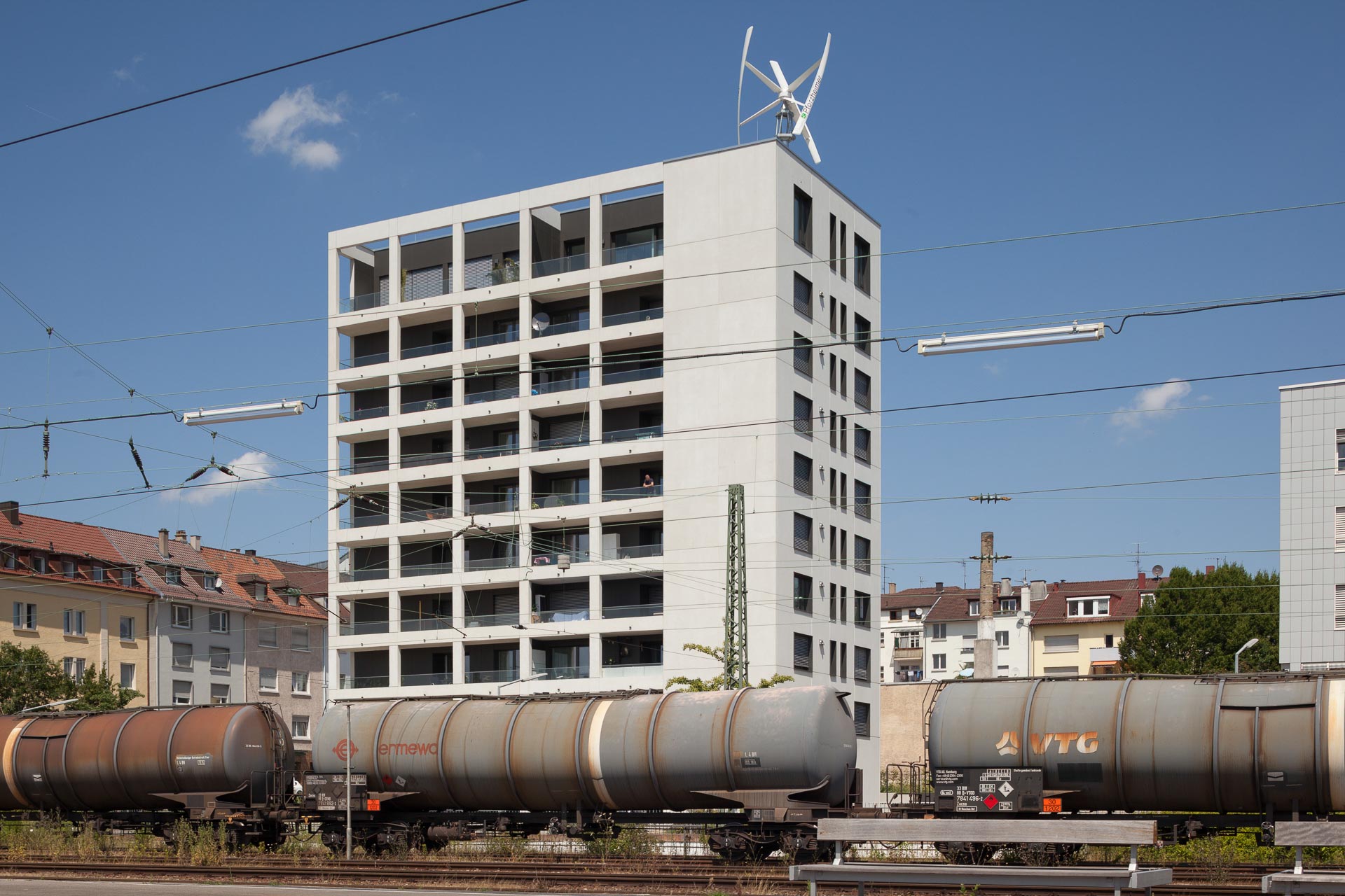 Sanierung Wohnhochaus Pforzheim Freivogel Mayer Architekten