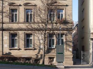 Copyright: www.wilhelmy-fotografie.de Bundesstraße, Hohenheimer Straße Stuttgart, Architektur, Feinstaubfilter, Filtersäulen